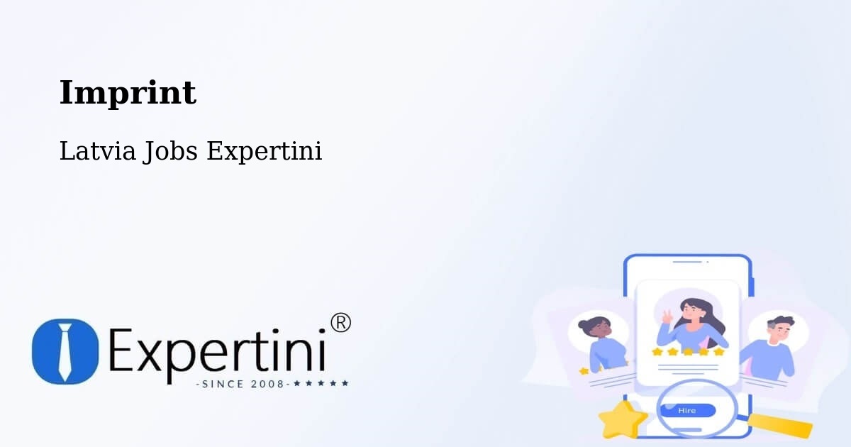 Imprint – Ape - Latvia Jobs Expertini