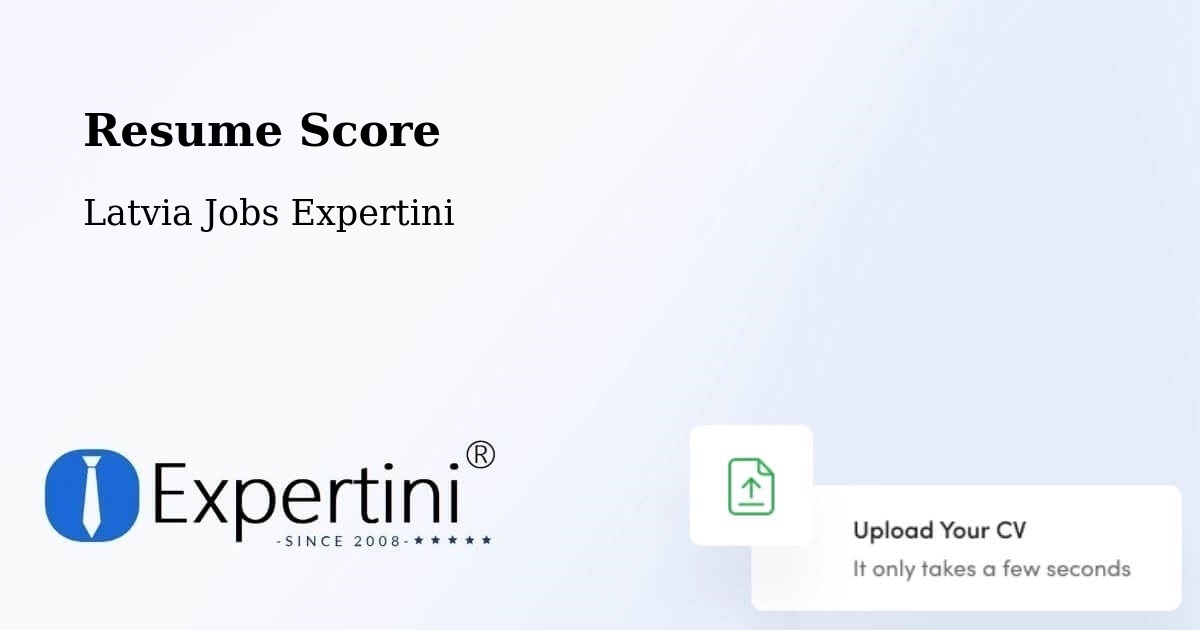 Resume Score & Job Description Match Tool – Ape - Latvia Jobs Expertini